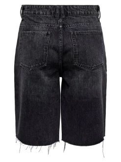 Caro Højtaljede Shorts, Washed Black, S