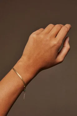 Caroline Armbånd, Guld, 15,5+2 cm