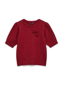 Carrie Rose Striktrøje, Biking Red, M