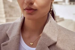 Cassandra Halskæde, Gold Plated/Labradorit, 40,5+3 cm