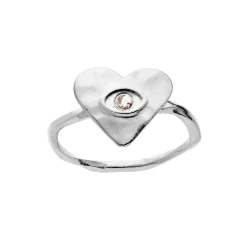 Cassia Ring, Silver, 57