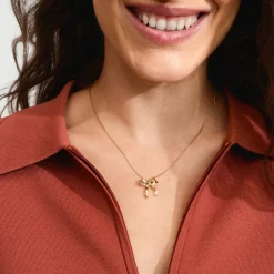 Cassian Halskæde, Gold Plated, 40+9 cm