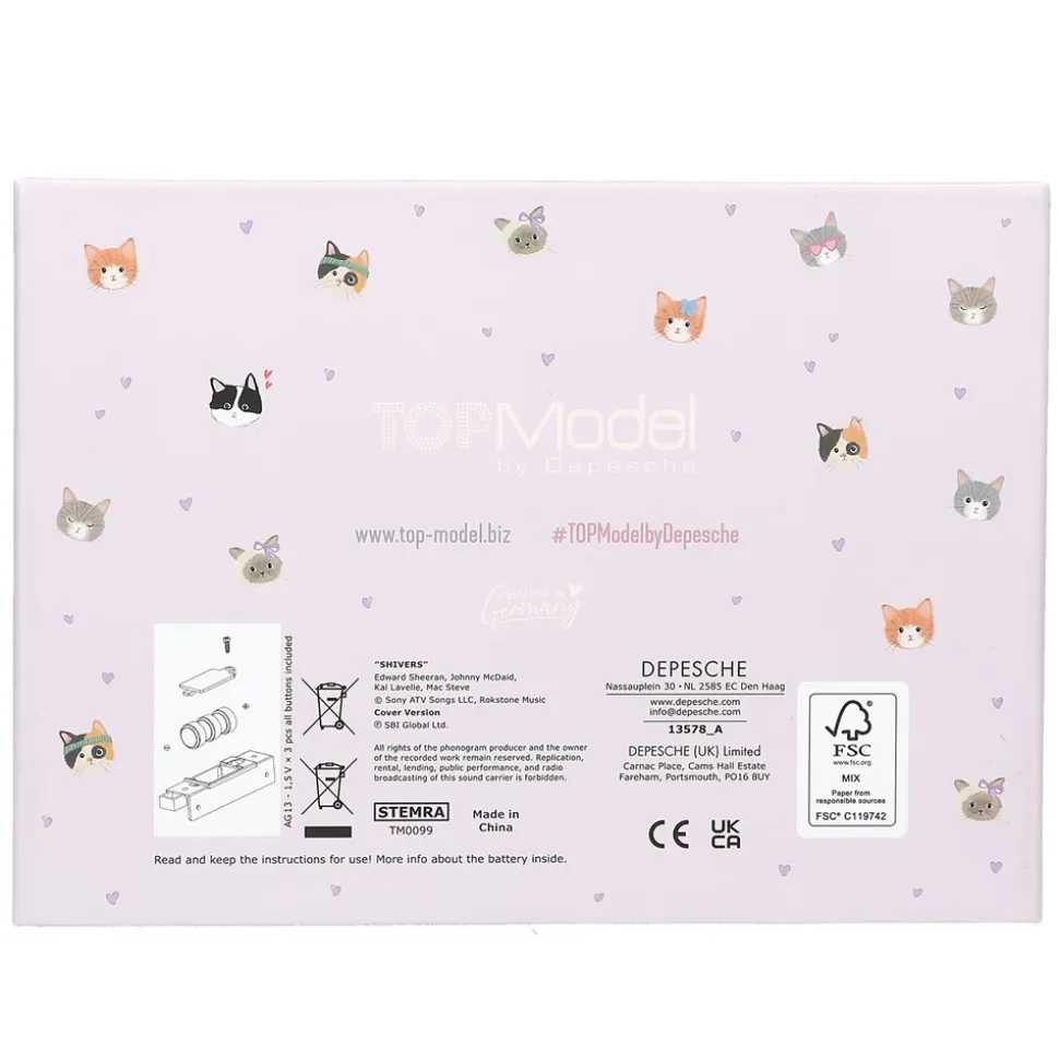 Cat Love Smykkeskrin