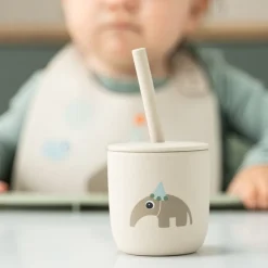 Celebration 2-pak Sugerørskop, Sand