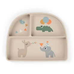 Celebration Stick & Stay Inddelt Tallerken, Sand