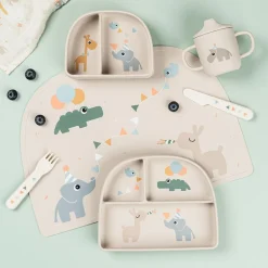 Celebration Stick & Stay Inddelt Tallerken, Sand