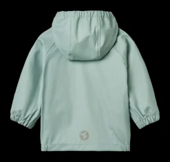 Chardy Baby Regnjakke, Aquamarin, 80 cm