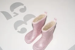 Charly High Warm Gummistøvler, Rose Sparkel, 31