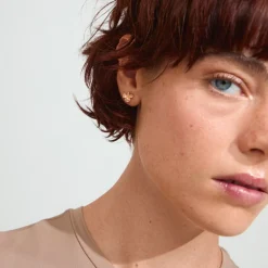 Charmine Øreringe, Gold Plated