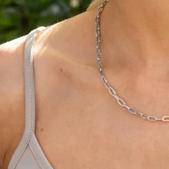 Charms Halskæde, Silver Plated, 45 cm