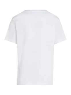 Chest Logo T-shirt, Bright White, 140 cm