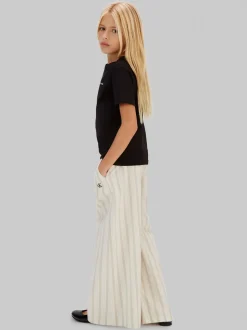 Chest Logo T-shirt, CK Black, 140 cm