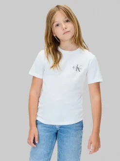 Chest Monologo T-shirt, Bright White, 152 cm