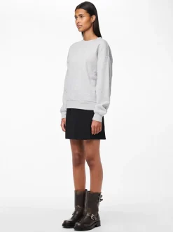 Chilli Sweatshirt, Light Grey Melange, M