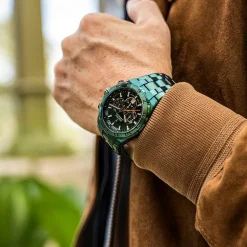 Chrono Bike Limited Edition 20676/1 Herreur, Green, 44,5 mm