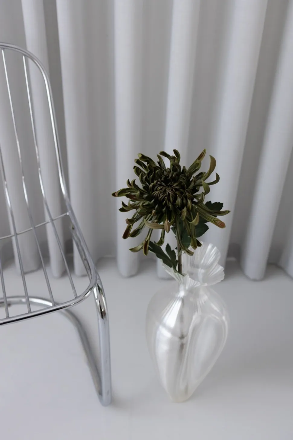 Chrysanthemum Kunstig Blomst, Green