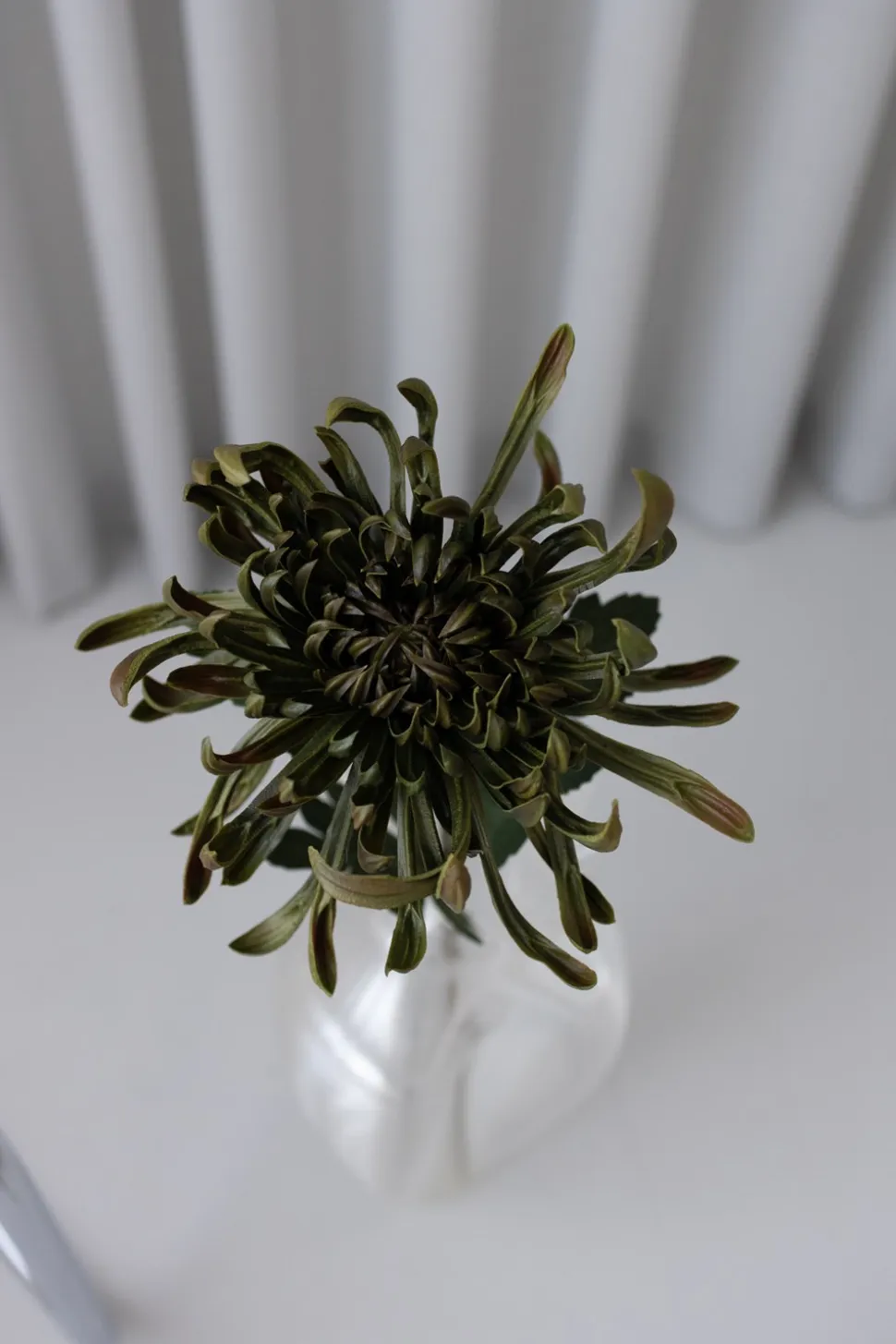 Chrysanthemum Kunstig Blomst, Green