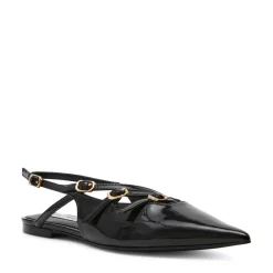 Cianna Slingback Ballerinasko, Black Patent, 40