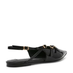 Cianna Slingback Ballerinasko, Black Patent, 40