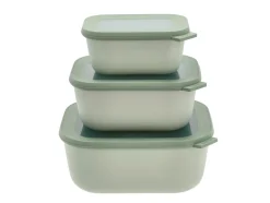 Cirqula Rektangulær Høj 3-pak Skålesæt , Nordic Sage