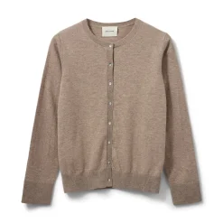 CisseSY Cardigan, Brown Melange, 140 cm