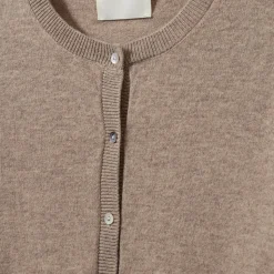 CisseSY Cardigan, Brown Melange, 140 cm