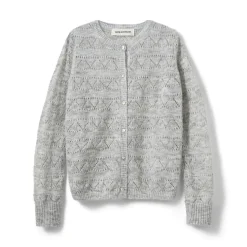 CisseSY Cardigan, Grey Melange, 164 cm