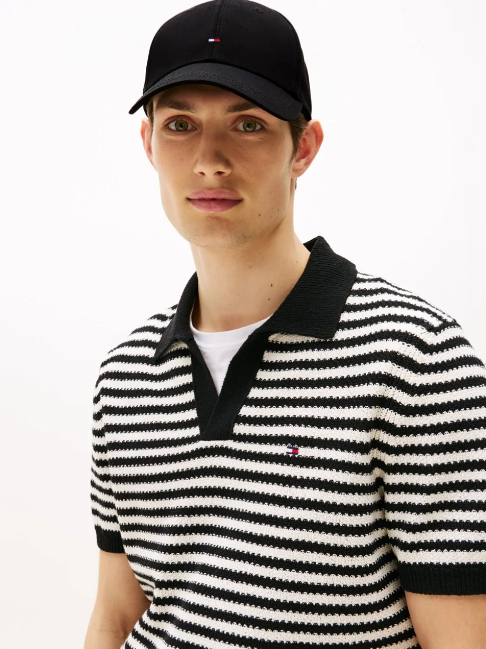 Classic Baseball Cap, Flag Black, One size