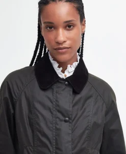 Classic Beadnell Wax Jakke, Olive, 38