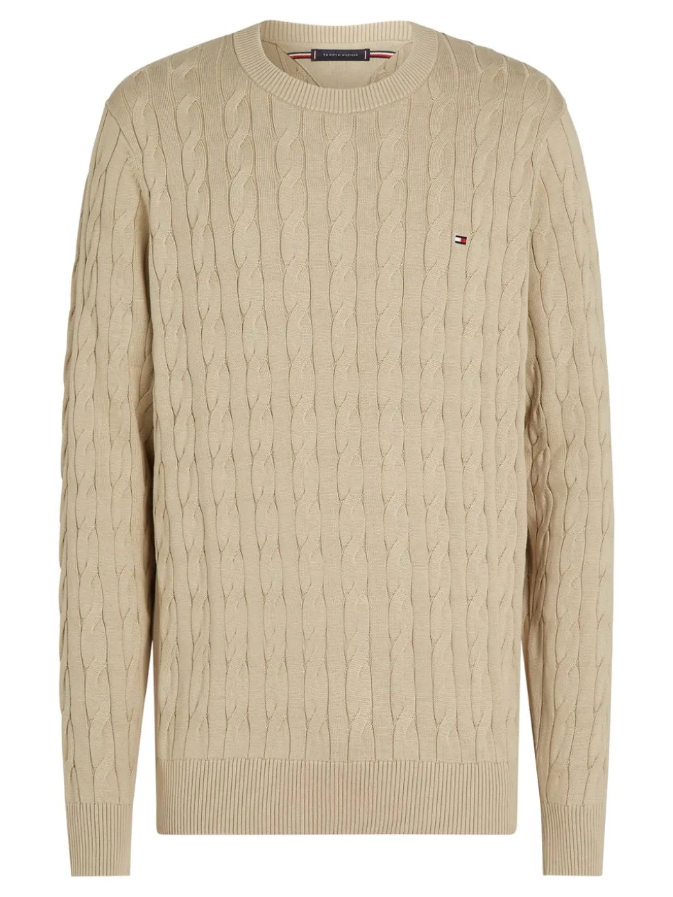 Classic Cable Pullover, Sandalwood, XXL
