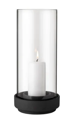 Classic Hurricane Lanterne, Sort, 14x28,5x14 cm