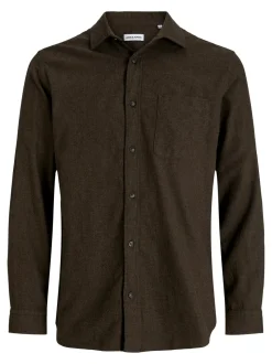 Classic Melange Skjorte, Delicioso, M