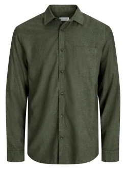 Classic Melange Skjorte, Rosin, M