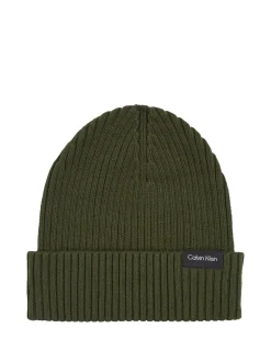 Classic Rib Beanie, Dark Olive, One size