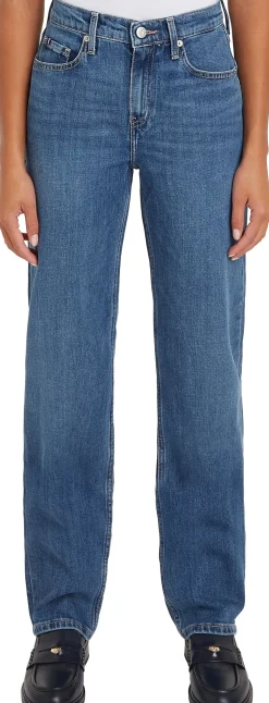 Classic Straight Jeans, Nos Mid Blue, W26/L32