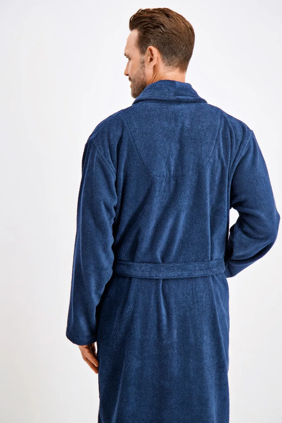 Classic Terry Morgenkåbe, Dark Blue, XXL