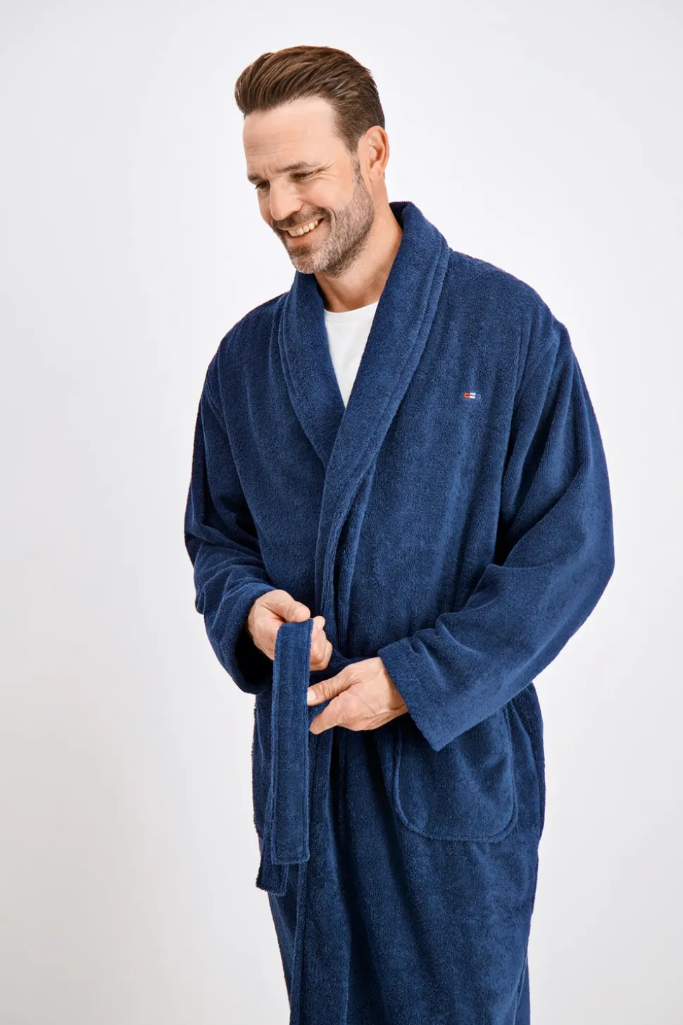 Classic Terry Morgenkåbe, Dark Blue, XXL