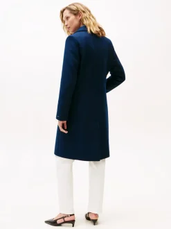 Classic Wool Frakke, Dark Night Navy, 36