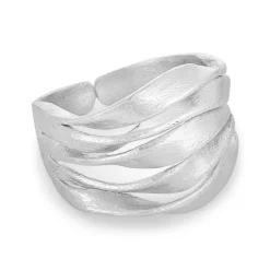Cleo Ring, Silverplated