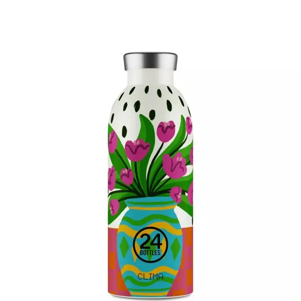 Clima Termoflaske, Fiori Rosa, 500 ml