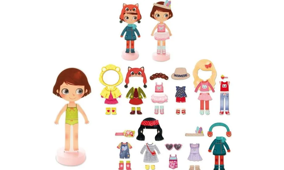 Cloé Magnetisk Påklædningsdukke