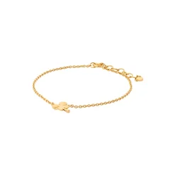 Clover Armbånd, Gold Plated, 15-18 cm