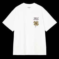 Clover T-shirt, White, M