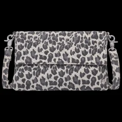 Clutch, Grey Leo Print