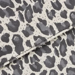 Clutch, Grey Leo Print