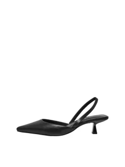 Coco-4 Slingback Højhælede Sko, Black, 36