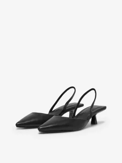 Coco-4 Slingback Højhælede Sko, Black, 36