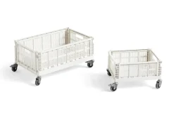 Colour Crate Large 4-pak Hjul