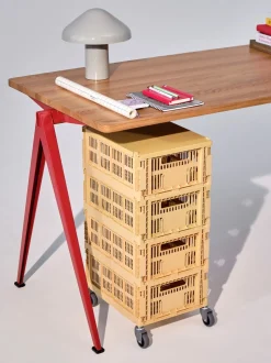 Colour Crate Large 4-pak Hjul