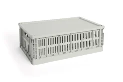 Colour Crate Large Plastiklåg, Grey